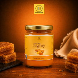 MẬT ONG NGHỆ BEE HONEY [ TURMERIC HONEY ] 380ML