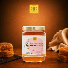  MẬT ONG ĐA HOA BEHONEY BEAR [ POLYFLORAL HONEY ] 380ML