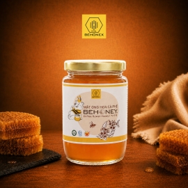 MẬT ONG HOA CÀ PHÊ BEHONEY BEAR [ COFFEE FLOWERS HONEY ] 380ML