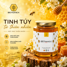 MẬT ONG XUẤT KHẨU BEHONEX [ EXPORT HONEY ] 180ML