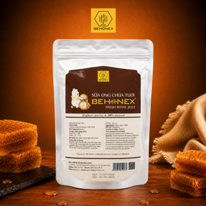 SỮA ONG CHÚA TƯƠI BEHONEX 500G (dạng túi)